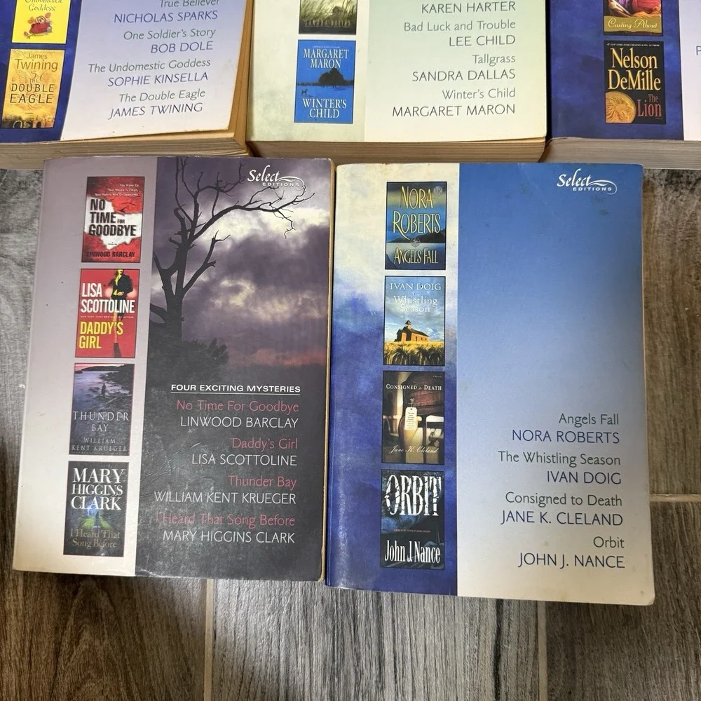 Readers Digest Select Edition‎ Book Lot (8) 2006-08, 2010, 2012